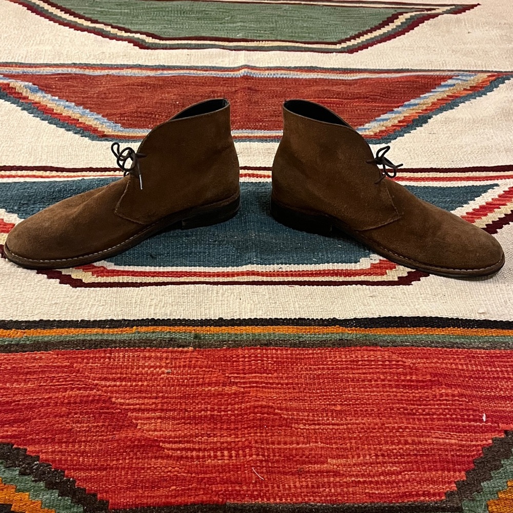 Thursday Chocolate Brown Suede Chukka Boots - Picture 6 of 8